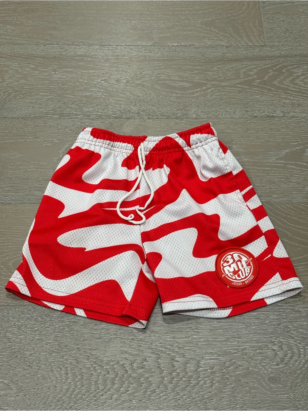 Jesser x Bucketsquad kids basketball shorts size youth L 30 mil BKTSQD